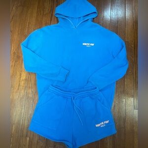 White Fox Sweat Suit